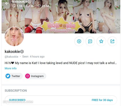 Kakookie Cosplay Porn - Kakookie_Cosplay Nsfw Photos Cosplay