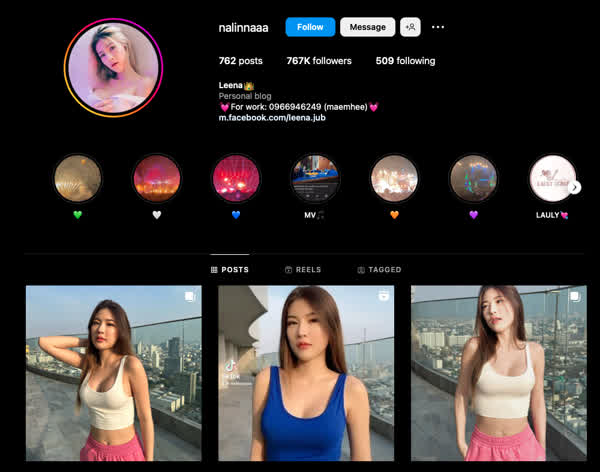 Nalinna Chuchot - Thai Nude Photos - Nalinnaaa Leaked Nudes